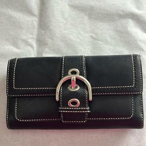 Coach leather wallet